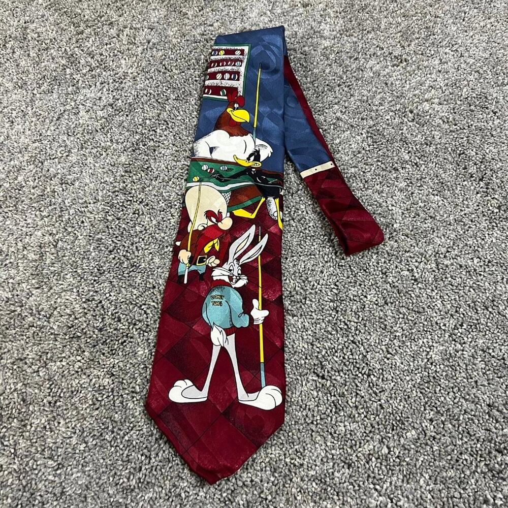 Looney Tunes Bugs Bunny Yosemite Sam Tie NWT